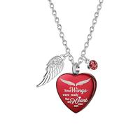 YROHGKPN Collier avec pendentif en forme de cœur gravé pour cendres d'animaux domestiques, bijoux commémoratifs pour perte de souvenirs et confort émotionnel, bijoux antirouille