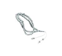 YROHGKPN Collier chapelet multifonction pour musulmans, perles acryliques vives, design confortable pour dévouement, rituels spirituels, collier chapelet adapté aux voyages pour musulmans, taille