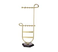 YROHGKPN Colliers Bracelet Vitrine à Base en Marbre Boucle d'oreille U Formidable Bijoux Organisateur Présentoir Boîte de Rangement Suspendu Colliers Présentoir Longue