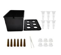 YROHGKPN Compacts Système de jardin hydroponique d'intérieur avec couvercle transparent pour la croissance des plantes pour une utilisation familiale