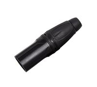 YROHGKPN Connecteur audio 3 broches pour microphone pour studio et Live avec contacts métalliques Mécanisme de verrouillage sécurisé