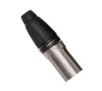 YROHGKPN Connecteur audio 3 broches pour microphone pour studio et Live avec contacts métalliques Mécanisme de verrouillage sécurisé