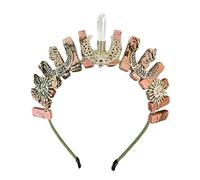 YROHGKPN Cosplay Dieu grec en quartz naturel serre-tête en métal pour printemps, mariage, fête, mariée, coiffure, bandeaux grecs pour femmes, Halloween, bandeaux verts pour