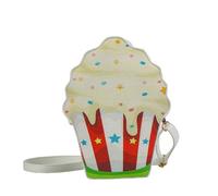 YROHGKPN Cupcake Sac à bandoulière Cupcake Box Sac à bandoulière en cuir PU Petit téléphone portable Porte-monnaie Sac à bandoulière individuel avec motif gâteau, Blanc.