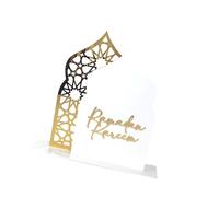 YROHGKPN Décorations délicates en acrylique du Moyen-Orient, ornements faits à la main en forme de châteaux pour décoration de salon de mosquée