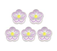 YROHGKPN Dessin animé perle de fleur transparente acrylique espaceurs lâches bracelets faits à la main collier bijoux cadeau accessoire forme lâche entretoises fabrication de bijoux faits à la main