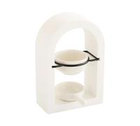 YROHGKPN Diffuseur multi-usages en céramique blanche avec fonctionnalité multicouche pour un usage domestique. Diffuseur en plâtre