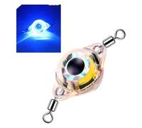 YROHGKPN Double tourbillon, cuillère à pêche LED, leurre, clignotant sous-marin, goutte, leurre d'eau salée, lumière de pêche LED avec design à double tourbillon