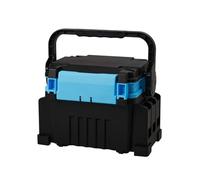 YROHGKPN Durabilité Organisateur d'équipement de pêche Fermetures à déverrouillage rapide Compartiment réglable et poignée de transport ergonomique Mallette de siège de pêche portable compacte