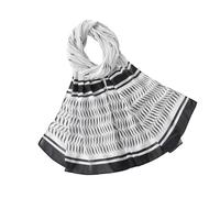 YROHGKPN Écharpe légère en polyester colorée délicate pour la foi musulmane et l'expression de la mode traditionnelle, Noir , taille unique