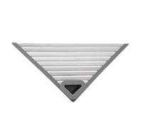 YROHGKPN Égouttoir triangulaire pliable en silicone, organiseur de cuisine portable avec base stable pour les petits espaces, organisateur d'évier pliable