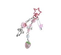 YROHGKPN Élégant pendentif d'amour avec nœud en étoile, porte-clés portable, pendentif solide pour sacs à main, parfait pour un usage quotidien, pour offrir des accessoires de mode, b, taille unique