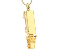 YROHGKPN Fermoirs sûrs, porte-cendres, pendentif, forme de train, construction en acier inoxydable, souvenirs précieux pour les animaux de compagnie ou les personnes, pendentif durable