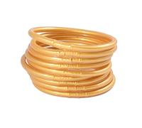 YROHGKPN Film de silicone pour bracelet en plastique doré - Convient pour les filles, taille unique, comme décrit