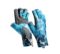 YROHGKPN Gants de pêche respirants sans doigts pour escalade, randonnée, cyclisme, aviron