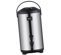 YROHGKPN Garde-boissons antirouille avec mesure de la température triple isolation murale poignée tourbillonnante 3 fractions gallons conteneur de boisson chaude de qualité alimentaire