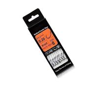 YROHGKPN Hameçon avec ardillon Conception lourde en Acier au Carbone Artisanat de précision pour les grands poissons-poissons-pêcheurs perches Pêche Hameçon de pêche lisse Faible friction