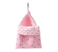 YROHGKPN Hamster Lit Suspendu Grotte Fourrure Jouet Lapin Maison Douce pour Hamster Cochon d'Inde Gerbille Jouet molaire Animal de compagnie pour petits chiens