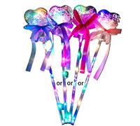 YROHGKPN Handheld Magical Stick Princesse Lanterne LED Baguette Magique Accessoires de scène Extérieur pour Jouer Jouet Lumineux Lumineux Fille Chérie Jouet Lumineux