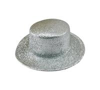 YROHGKPN Haut panama scintillant pour enterrement de vie de jeune fille, haut victorien pour le tir de rue, la danse, le panama