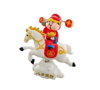 YROHGKPN Heureux Dieu de la richesse sur statue, mouvement à ressort oscillant, ornement pour décoration de bureau et décoration intérieure de véhicule, ornement de bureau