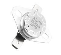 YROHGKPN Interrupteur de réglage de la température de réinitialisation manuelle, normalement fermé, 200 °F, poêle à pellets de protection, capteur de sécurité