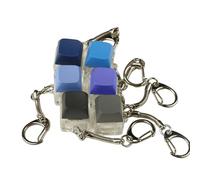 YROHGKPN Jouet de clavier portable avec changement de couleur, interrupteur mécanique tendance, porte-clés clavier, capuchons de touches pour plaisir et divertissement, décompression, soulagement du