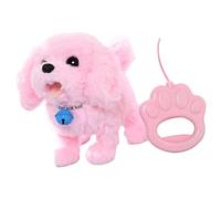 YROHGKPN Jouet électrique en peluche douce pour chien avec chansons de queue mobiles pour les tout-petits pour l'apprentissage et les activités familiales Jouet interactif en peluche pour chien