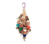 YROHGKPN Jouet molaire en épi de maïs pour oiseau Favorise la santé dentaire et un divertissement durable. Convient pour les amateurs de mastication pour les perroquets. Mâcher en bois naturel