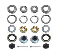 YROHGKPN Kit de roulements de moyeu de roue de remorque 1/16" à 3/8" L68149 L68111 L44649 L44610 171255TB Joint anti-poussière Goupille de pivot Bateaux Pièce de moyeu Accessoires de rechange Capuchon