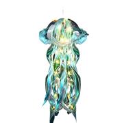 YROHGKPN Lampe méduse lumineuse pour enfants - Pendentif à suspendre pour le Nouvel An - Brille dans l'obscurité - Accessoires décoratifs pour fête de maternelle