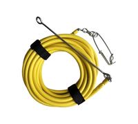 YROHGKPN Ligne de flottaison en caoutchouc mousse pour pêche en mer - Diamètre intérieur : 10 m/15 m/20 m - Diamètre intérieur : 4 mm