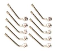 YROHGKPN Lot de 10 tiges de valve de pneu en cuivre pour camion standard TR545D 22 5-24 5" (22" 5-24" 5")