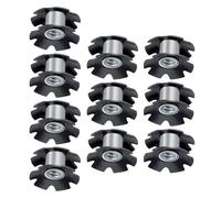 YROHGKPN Lot de 10 tubes de direction pour vélo de montagne avec écrou biseauté
