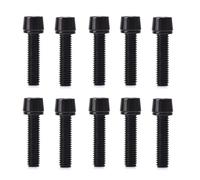 YROHGKPN Lot de 10 vis de potence de vélo de haute précision en acier M5 x 20 mm, vis fixes avec rondelles, durables pour une installation facile sur la route