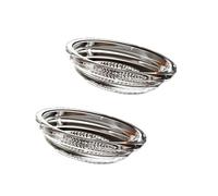 YROHGKPN Lot de 2 bols de broyage en verre pour ail, gingembre, épices, multifonction, pour la cuisine, indispensable pour tremper les mortiers à sauce