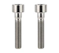 YROHGKPN Lot de 2 boulons de casque de vélo en alliage métallique Vis de fixation à six pans creux Accessoires de vélo pour modification