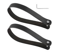 YROHGKPN Lot de 2 poignées d'étagère avant - Accessoires de cyclisme - Nez de cochon - Anti-rayures - Sac de tête - Ceinture de traction - Libération rapide