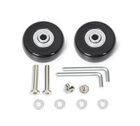 YROHGKPN Lot de 2 roulettes silencieuses de rechange pratiques pour valises - Installation facile - Accessoires de bagages silencieux, Modèle 34, Beauté de masse