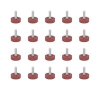 YROHGKPN Lot de 20 patins de nivellement de meubles silencieux et solides réglables adaptés aux surfaces dures Défense du sol Réduction du bruit