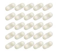 YROHGKPN Lot de 25 cloches à clip de pêche lumineuses à double anneaux pour des morsures de poisson claires alarmes d'extérieur durabilité équipement de pêche signaux étanches