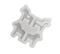 YROHGKPN Lot de 4 moules Dalahorse faciles à utiliser en silicone pour la création de répliques en plâtre Dalahorse