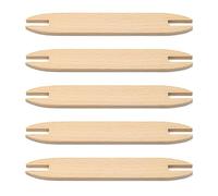 YROHGKPN Lot de 5 bateaux à tisser en bois de 15,2 cm - Bâtonnets pour tricoter des pulls, des écharpes, des tapis, des tapisseries, des projets d'artisanat créatifs