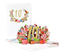 YROHGKPN Lot de cartes d'anniversaire 3D avec enveloppe, accessoires d'écriture manuscrite pour couples, Saint-Valentin, cérémonie, cadeau, anniversaire de mariage, drôle
