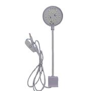 YROHGKPN Lumière LED d'aquarium 5 W pour aquarium d'eau salée - Réservoir corail clipsable avec clip - Tuyau réglable - Aquarium