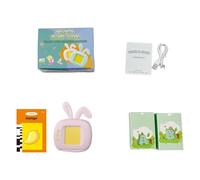 YROHGKPN Machine d'apprentissage interactive pour enfants, puzzle éducatif, jouet de cartes avec fiches de fiches, appareil de développement cognitif, jouet éducatif interactif avec fiches