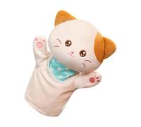 YROHGKPN Marionnette interactive en peluche pour personnage animal doux favorise l'imagination préscolaire jouet de poupée