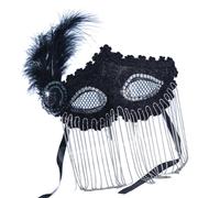 YROHGKPN Masque facial pour festival, Halloween, costume, fête, spectacles, mascarade, femme, homme, mariage, carnaval, fête, cosplay