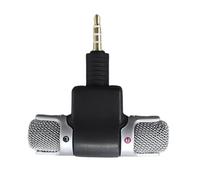 YROHGKPN Micro d'enregistrement double canal 3,5 mm Jacob pour PC, structure sonore, smartphone, réunions, salle de classe, minuscule micro stéréophonique