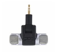 YROHGKPN Micro d'enregistrement double canal 3,5 mm Jacob pour PC, structure sonore, smartphone, réunions, salle de classe, minuscule micro stéréophonique